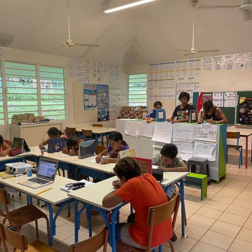 Les élèves de Fatu Iva.